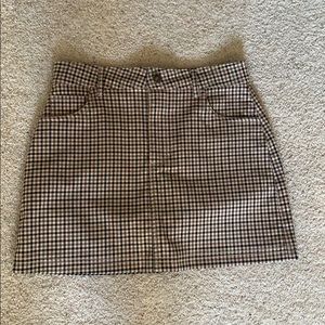 plaid skirt